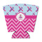 Airplane Theme - for Girls Party Cup Sleeve - with Bottom (Personalized)