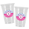 Airplane Theme - for Girls Party Cups - 16oz - Alt View