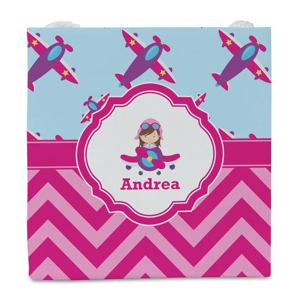 Airplane Theme - for Girls Party Favor Gift Bag - Gloss - Front