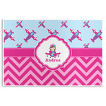 Airplane Theme - for Girls Disposable Paper Placemats (Personalized)
