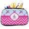 Airplane Theme - for Girls Neoprene Pencil Case - Medium w/ Name or Text