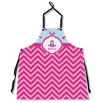 Airplane Theme - for Girls Apron Without Pockets w/ Name or Text
