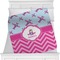 Airplane Theme - for Girls Personalized Blanket