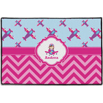 Airplane Theme - for Girls Door Mat - 36"x24" (Personalized)