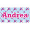 Airplane Theme - for Girls Personalized Novelty Mini License Plate