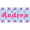 Airplane Theme - for Girls Mini/Bicycle License Plate (Personalized)