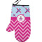 Airplane Theme - for Girls Left Oven Mitt (Personalized)