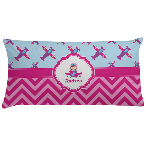 Custom Airplane Theme - for Girls Pillow Case (Personalized)