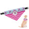 Airplane Theme - for Girls Dog Bandana - Small (Personalized)