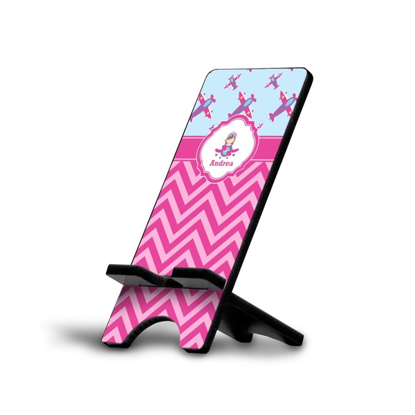Custom Airplane Theme - for Girls Cell Phone Stand (Large) (Personalized)