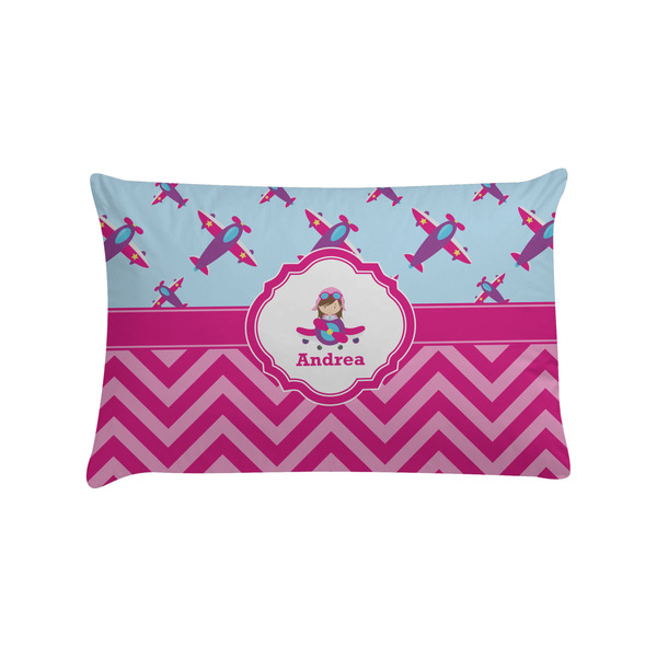 Custom Airplane Theme - for Girls Pillow Case - Standard (Personalized)