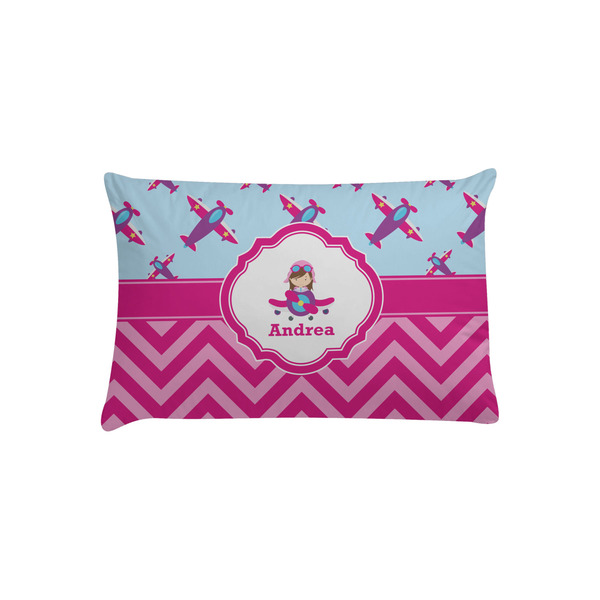Custom Airplane Theme - for Girls Pillow Case - Toddler (Personalized)