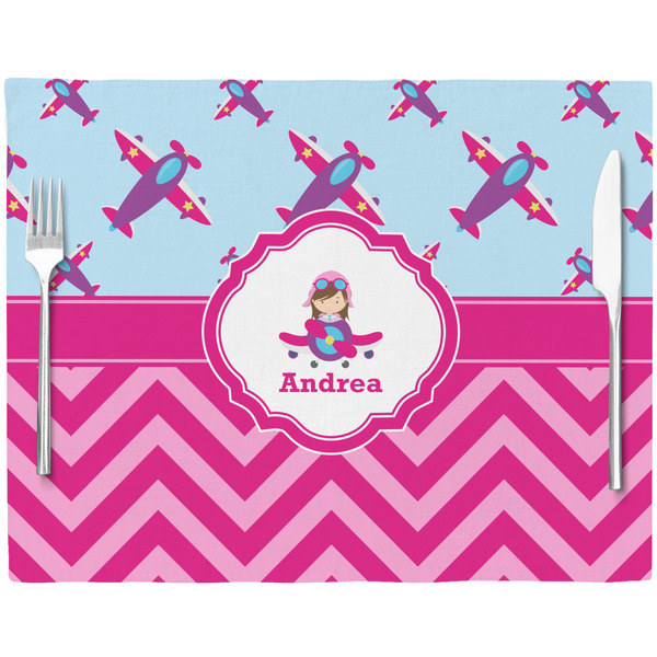Airplane Theme - for Girls Placemat with Props