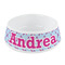 Airplane Theme - for Girls Plastic Pet Bowls - Small - MAIN