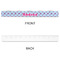 Airplane Theme - for Girls Plastic Ruler - 12" - APPROVAL