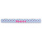Airplane Theme - for Girls Plastic Ruler - 12" - FRONT