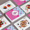 Airplane Theme - for Girls Playing Cards - Front & Back View