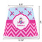 Airplane Theme - for Girls Poly Film Empire Lampshade - Dimensions