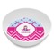 Airplane Theme - for Girls Melamine Bowl - Side and center
