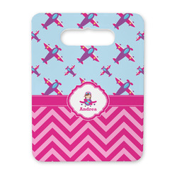 Airplane Theme - for Girls Rectangular Trivet with Handle (Personalized)