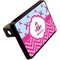 Airplane Theme - for Girls Rectangular Car Hitch Cover w/ FRP Insert (Angle View)