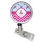 Airplane Theme - for Girls Retractable Badge Reel - Flat