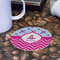 Airplane Theme - for Girls Round Paper Coaster - Front