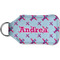 Airplane Theme - for Girls Sanitizer Holder Keychain - Small (Back)