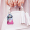 Airplane Theme - for Girls Sanitizer Holder Keychain - Small (LIFESTYLE)