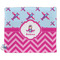 Airplane Theme - for Girls Security Blanket - Single Sided (Personalized)