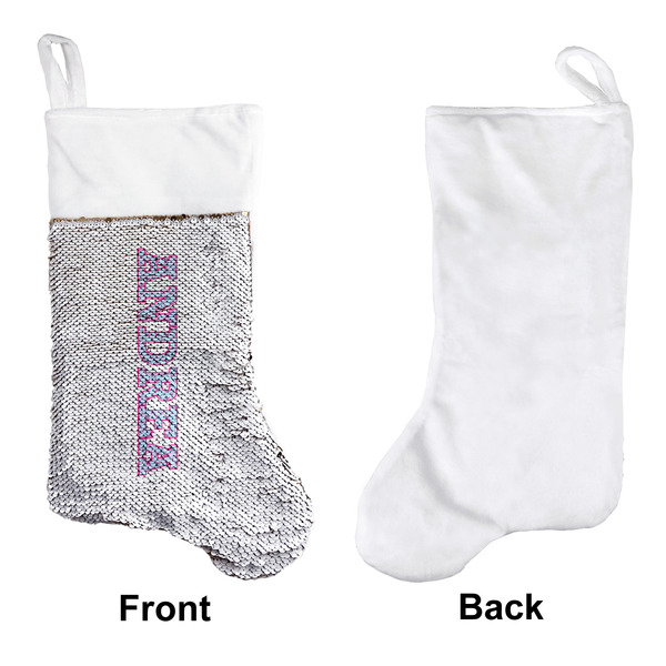 Airplane Theme - for Girls Sequin Stocking - Approval
