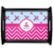 Airplane Theme - for Girls Serving Tray Black Large - Main