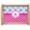 Airplane Theme - for Girls Natural Wooden Tray - Large (Personalized)