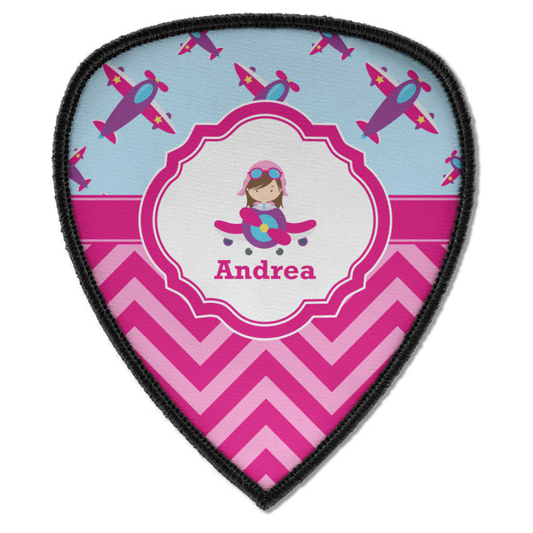 Airplane Theme - for Girls Shield Patch