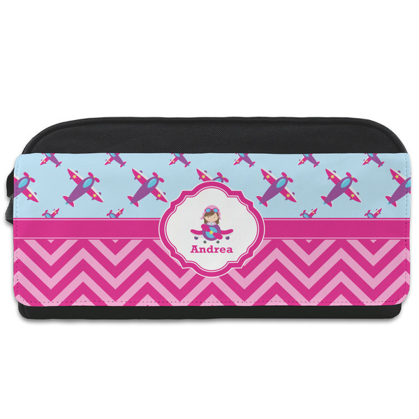 Custom Airplane Theme - for Girls Shoe Bag (Personalized)
