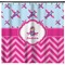 Airplane Theme - for Girls Shower Curtain (Personalized) (Non-Approval)