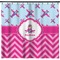 Airplane Theme - for Girls Shower Curtain (Personalized)