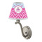 Airplane Theme - for Girls Small Chandelier Lamp - LIFESTYLE (on wall lamp)
