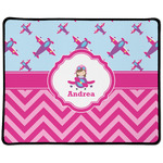 Airplane Theme - for Girls Large Gaming Mouse Pad - 12.5" x 10" (Personalized)