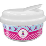 Airplane Theme - for Girls Snack Container (Personalized)