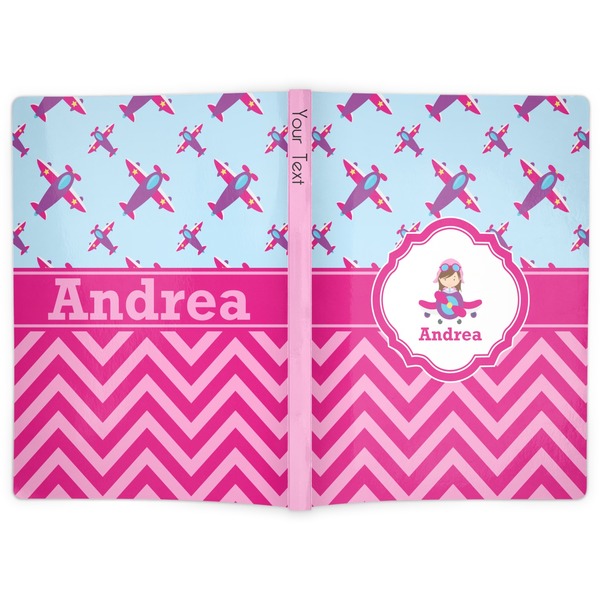 Airplane Theme - for Girls Soft Cover Journal - Apvl