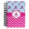 Airplane Theme - for Girls Spiral Notebook - 5x7 w/ Name or Text