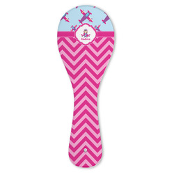 Airplane Theme - for Girls Ceramic Spoon Rest (Personalized)