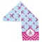 Airplane Theme - for Girls Sports Towel Folded - Both Sides Showing