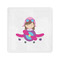 Airplane Theme - for Girls Standard Cocktail Napkins - Front View