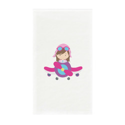 Airplane Theme - for Girls Guest Towels - Full Color - Standard