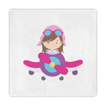 Airplane Theme - for Girls Decorative Paper Napkins