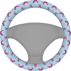 Airplane Theme - for Girls Steering Wheel Cover