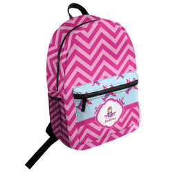 Airplane Theme - for Girls Student Backpack (Personalized)