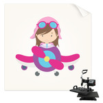 Airplane Theme - for Girls Sublimation Transfer (Personalized)
